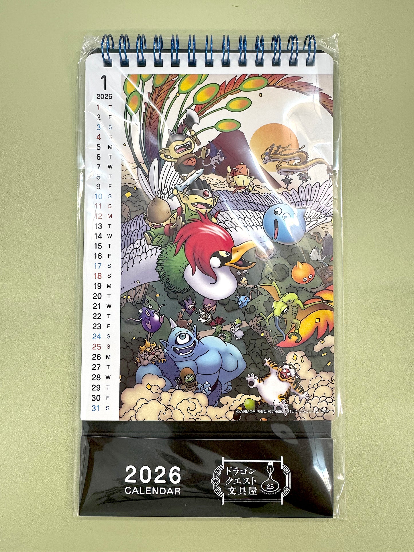 DragonQuest 文具屋　年曆　2026