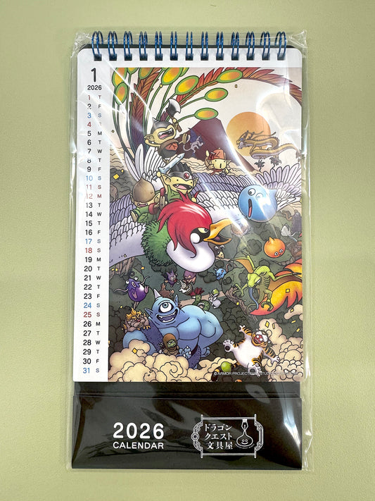 DragonQuest 文具屋　年曆　2026