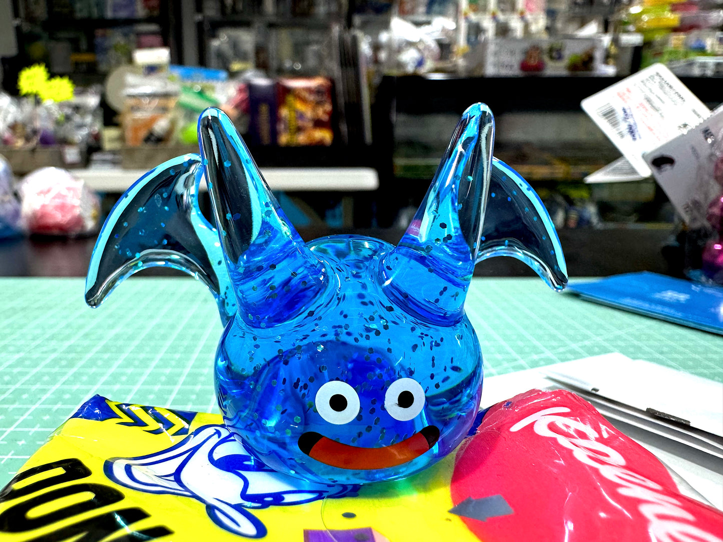 DragonQuest 有翼 透明史萊姆 (藍)