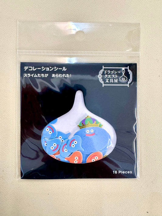 DragonQuest - 史萊姆王 貼紙包 (藍)