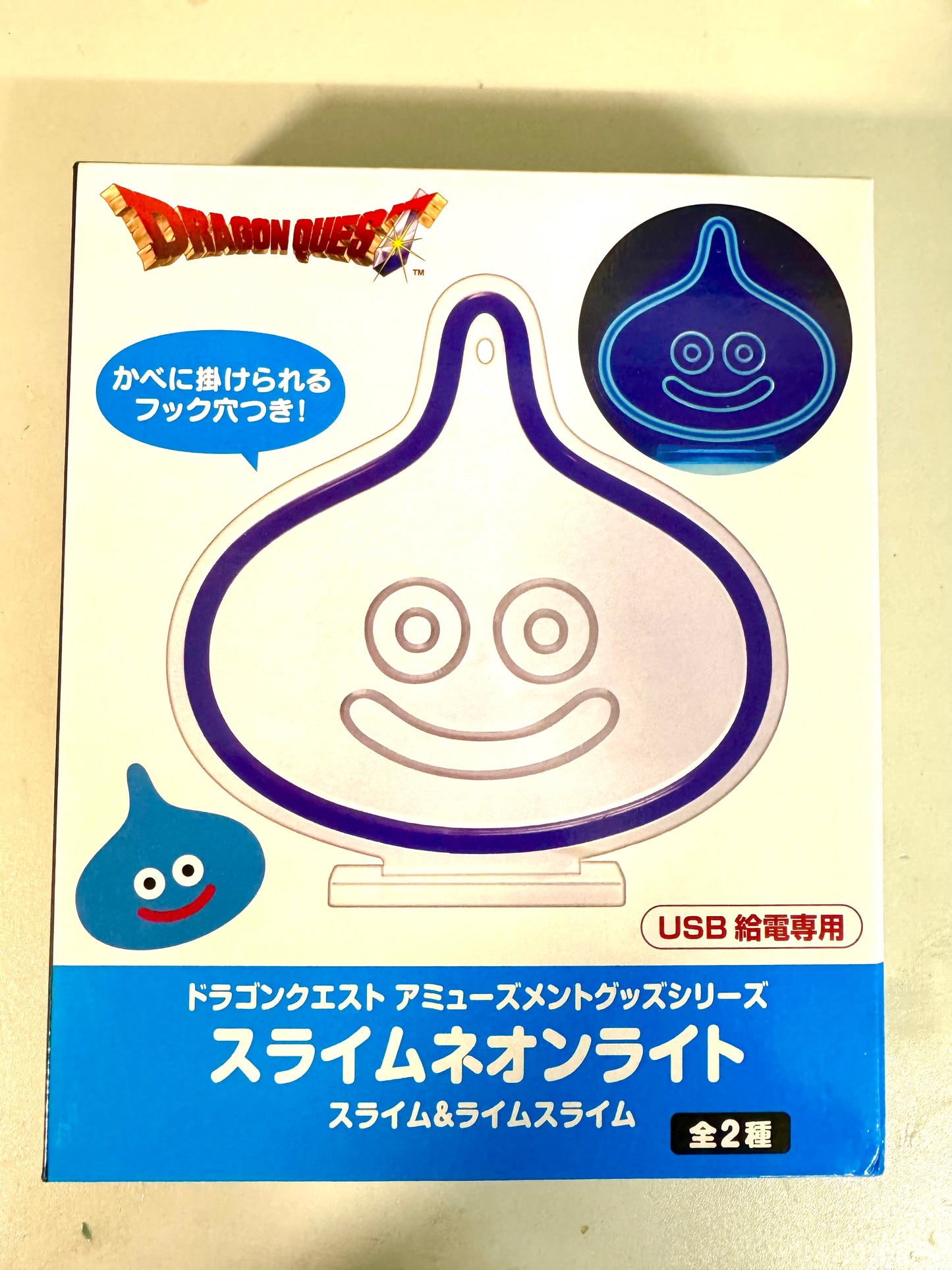DragonQuest  史萊姆 霓虹燈 (藍)