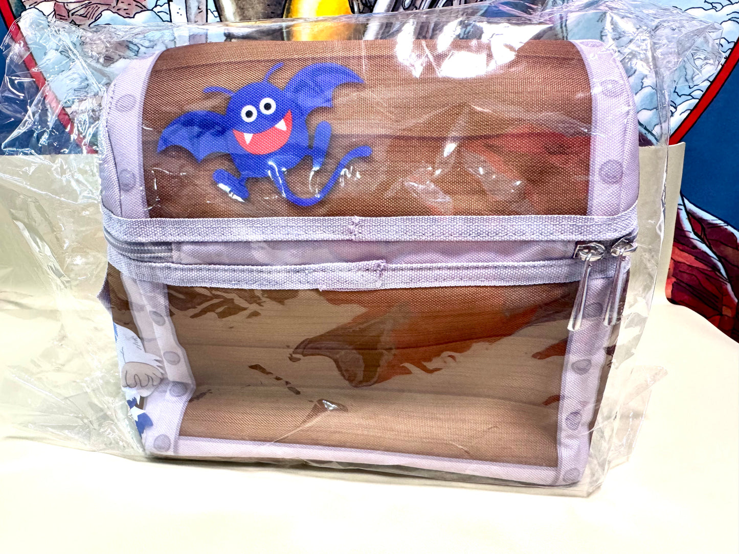 DragonQuest 史萊姆(橙) 保溫袋 木色