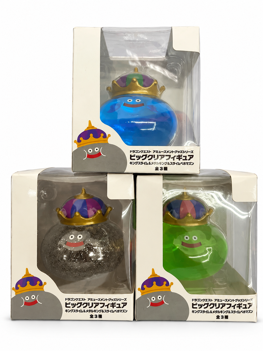 DragonQuest 史萊姆王 透明公仔 藍，綠，銀閃(全 3 款 )