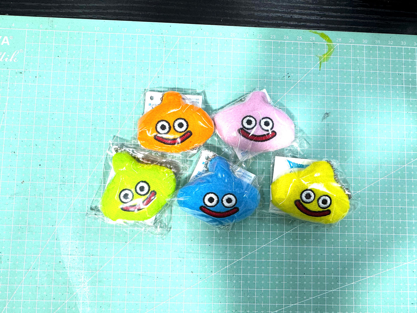 DragonQuest 史萊姆公仔匙扣 一套 (全5款)