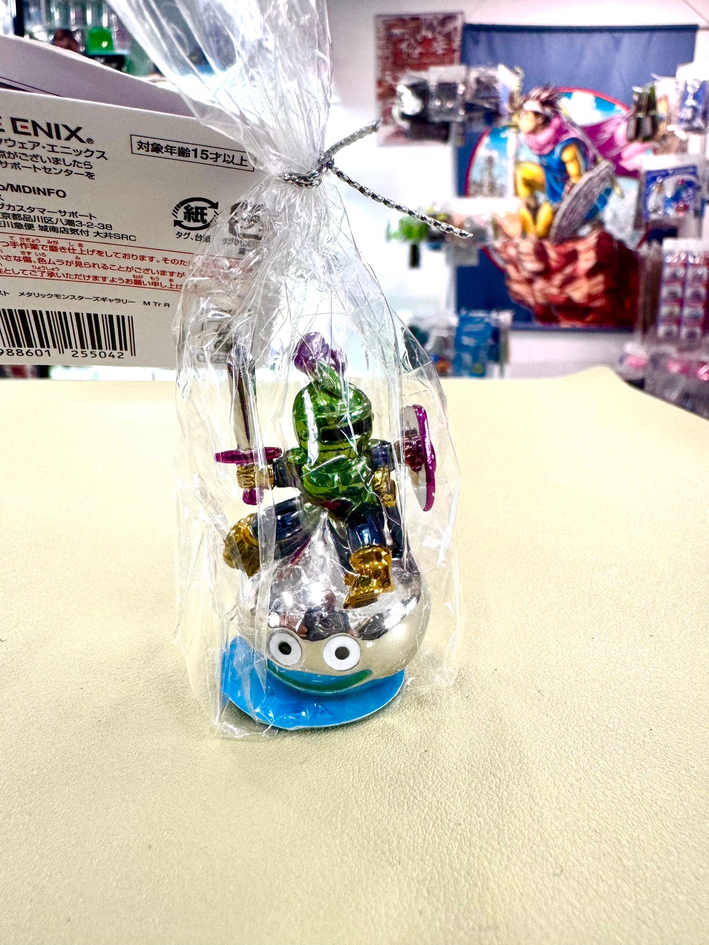 DragonQuest 騎士史萊姆 金屬 公仔 (綠)