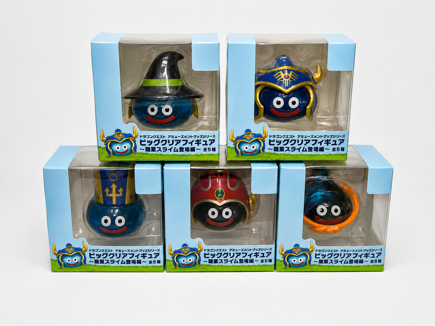 DragonQuest 史萊姆 透明 公仔 勇者 戰士 僧侶 魔法師 武者