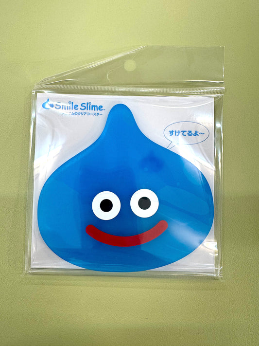 DragonQuest 史萊姆 透明杯墊 (藍)