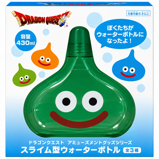 DragonQuest 史萊姆形 透明水樽 (綠)