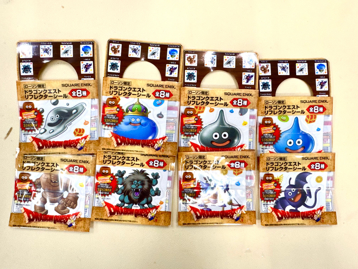 DragonQuest 史萊姆 反光貼紙 全8款 Lawson 限定