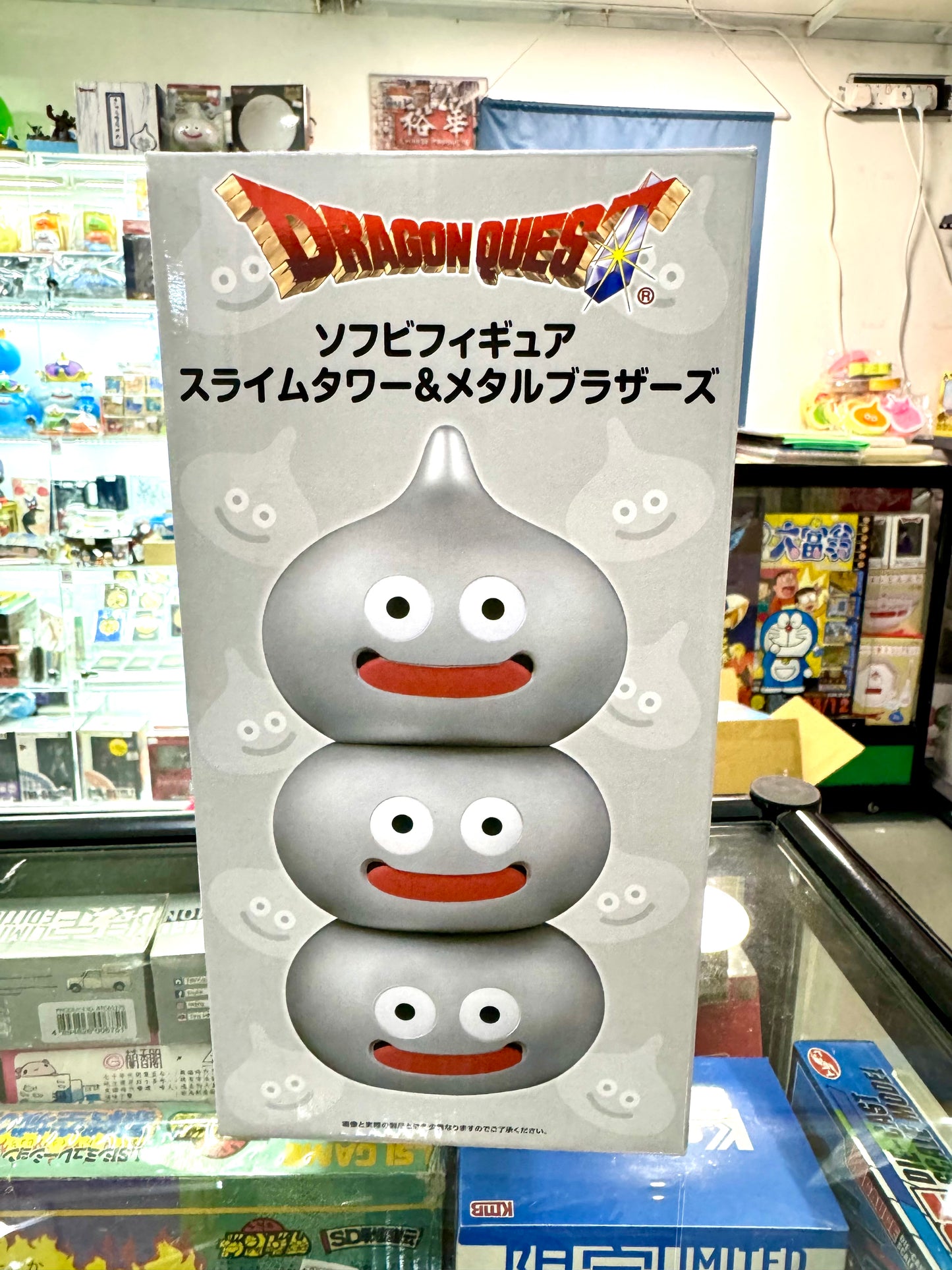 DragonQuest 史萊姆兄弟 旋轉塔 擺設(銀)