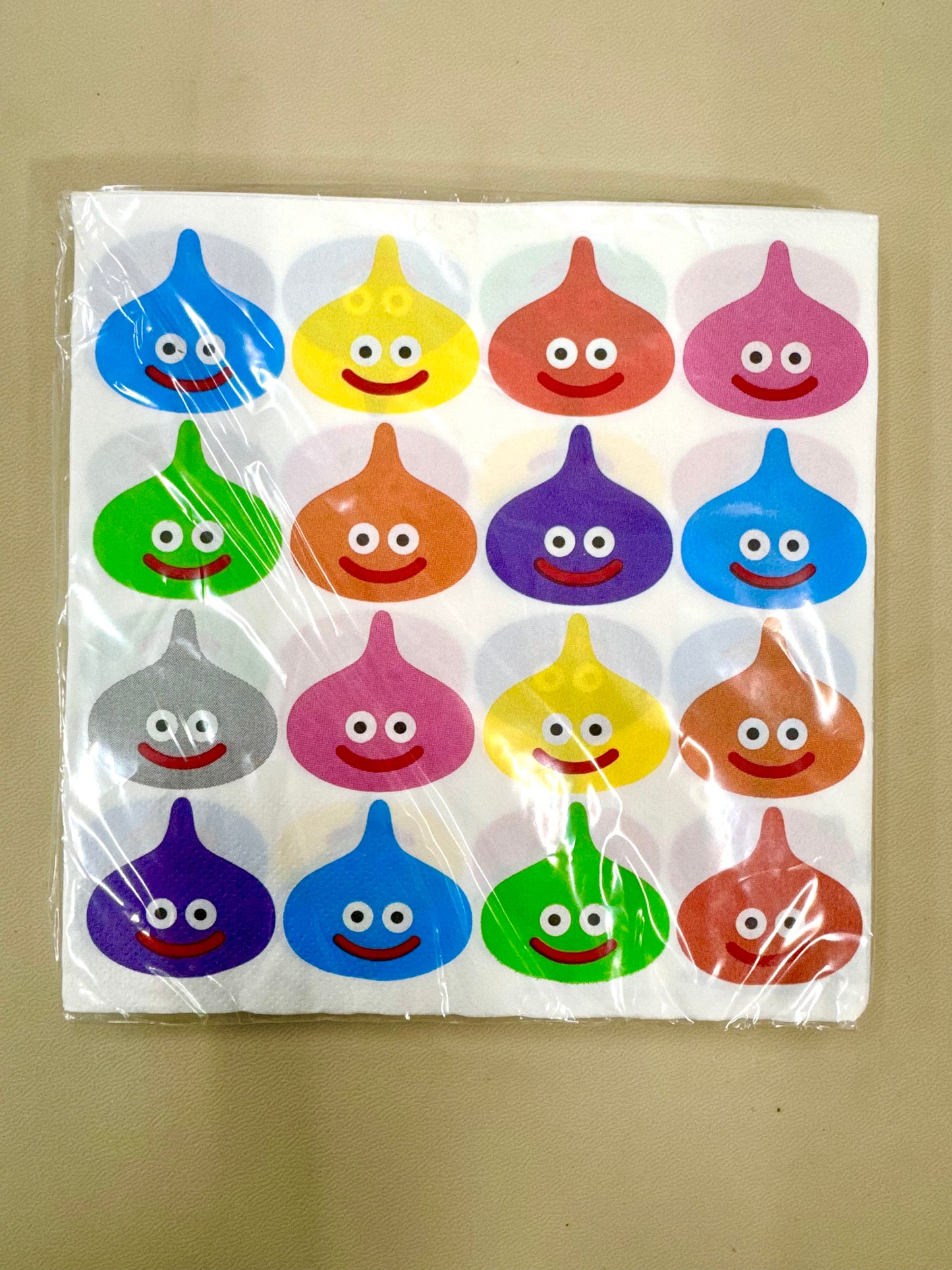 DragonQuest 史萊姆 H 賞 餐紙巾 (彩色史萊姆)
