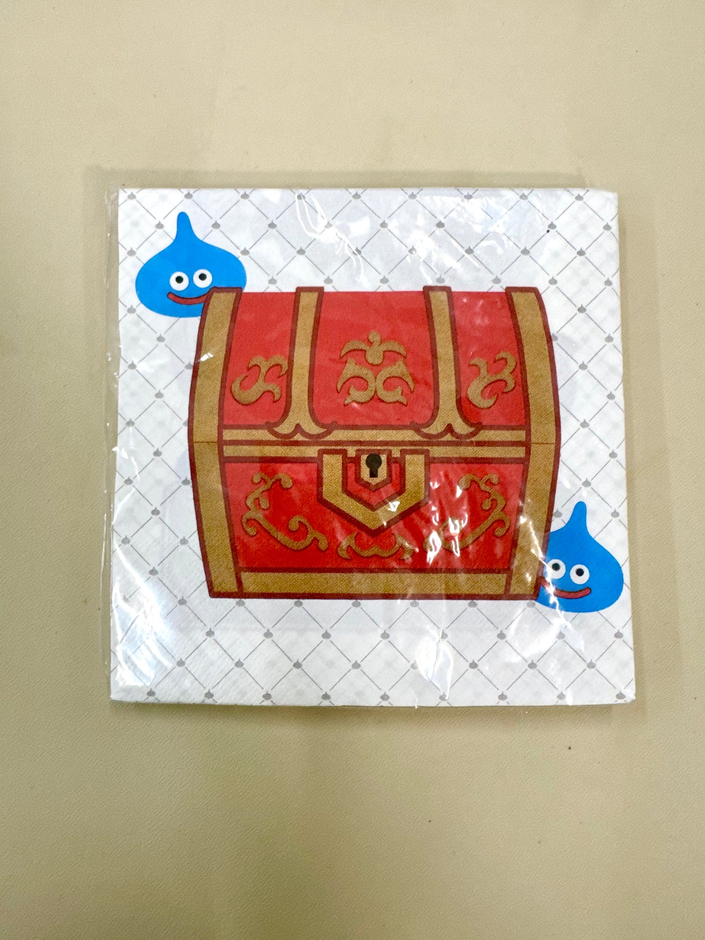 DragonQuest 史萊姆 H 賞 餐紙巾 (紅寶箱)