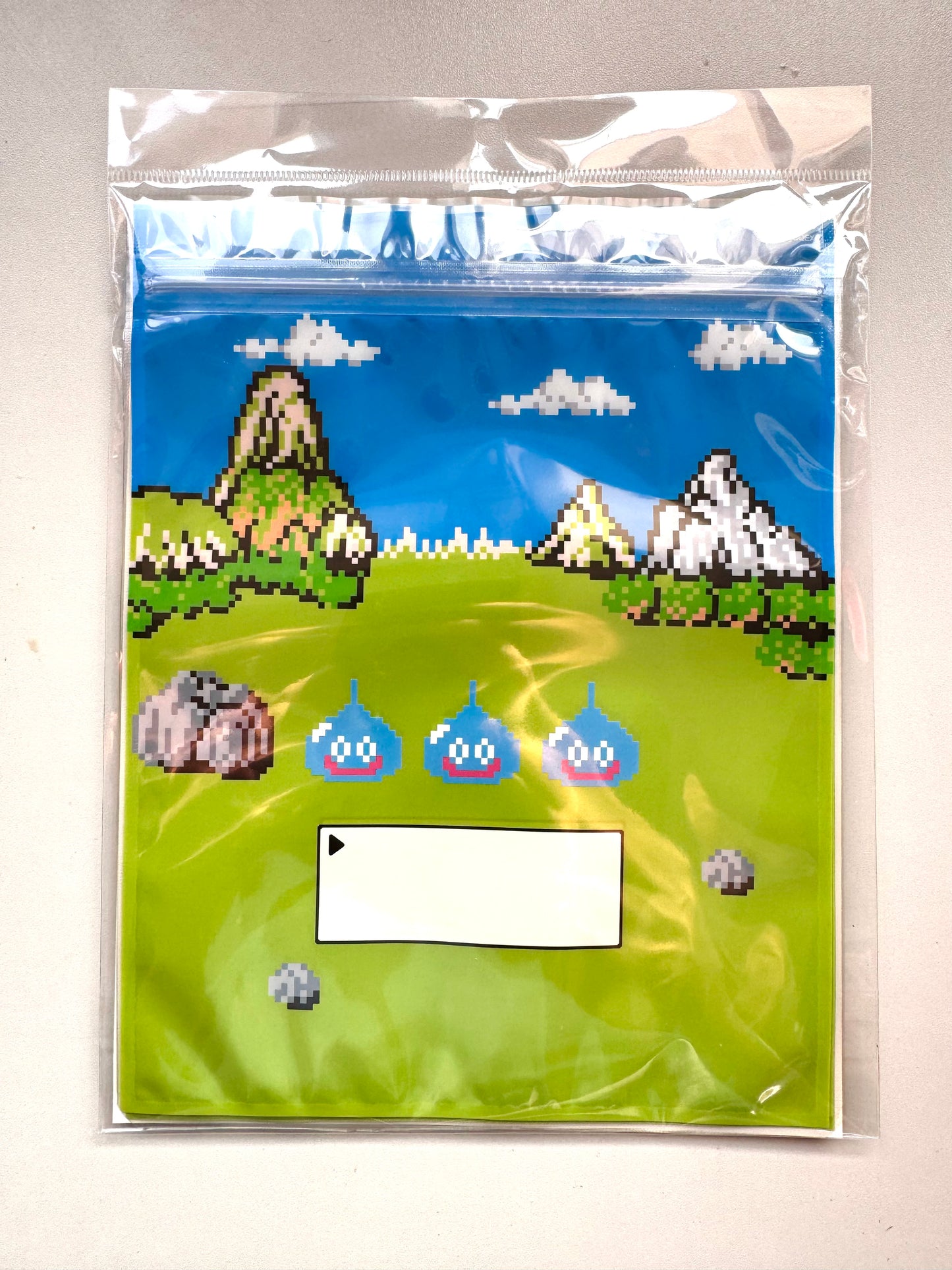 DragonQuest 史萊姆場景 拉鍊袋