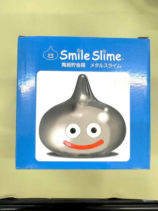 DragonQuest 史萊姆  陶器貯金箱 (銀) 官方商店限定