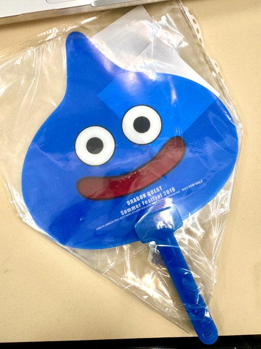 DragonQuest 史萊姆 膠扇 (藍)