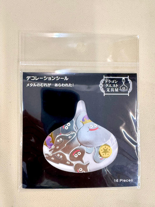 DragonQuest - 金屬史萊姆王 貼紙包 (灰)