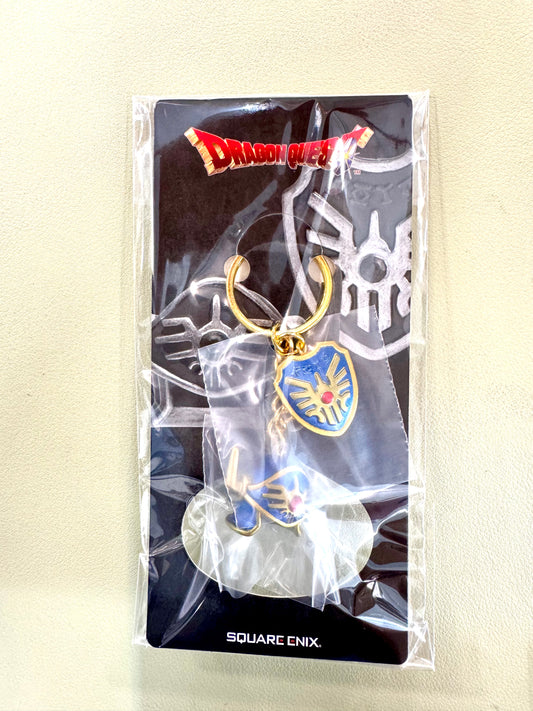 Dragon Quest 羅德 頭盔 與 盾 鎖匙扣