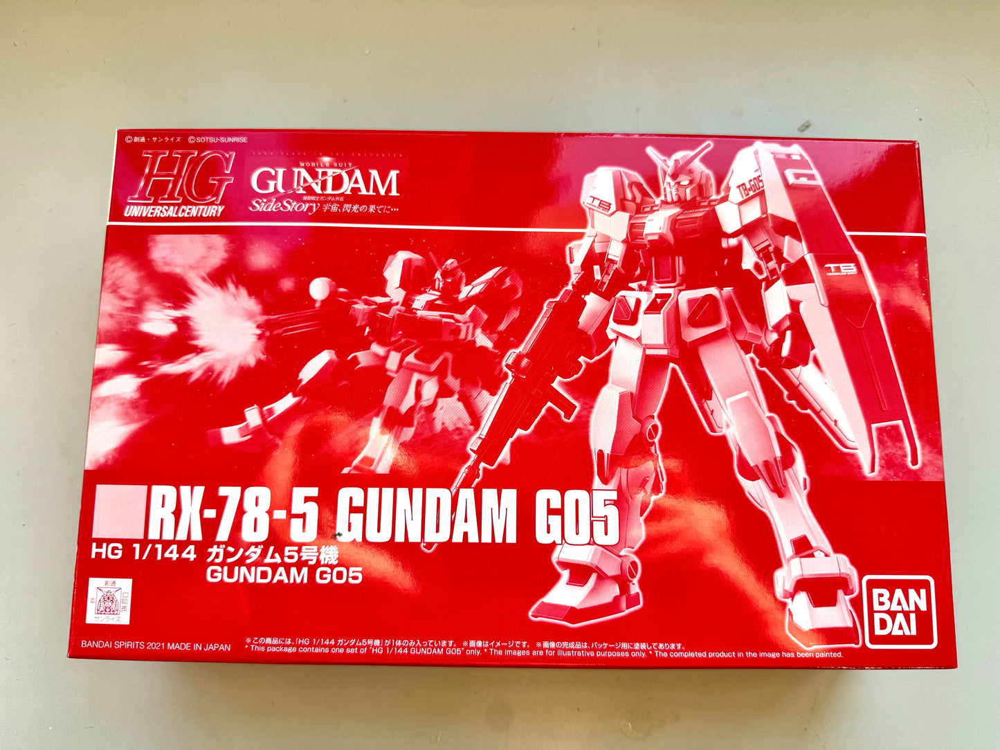 Gundam HGUC RX-78-5 Gundam Unit 5 G05