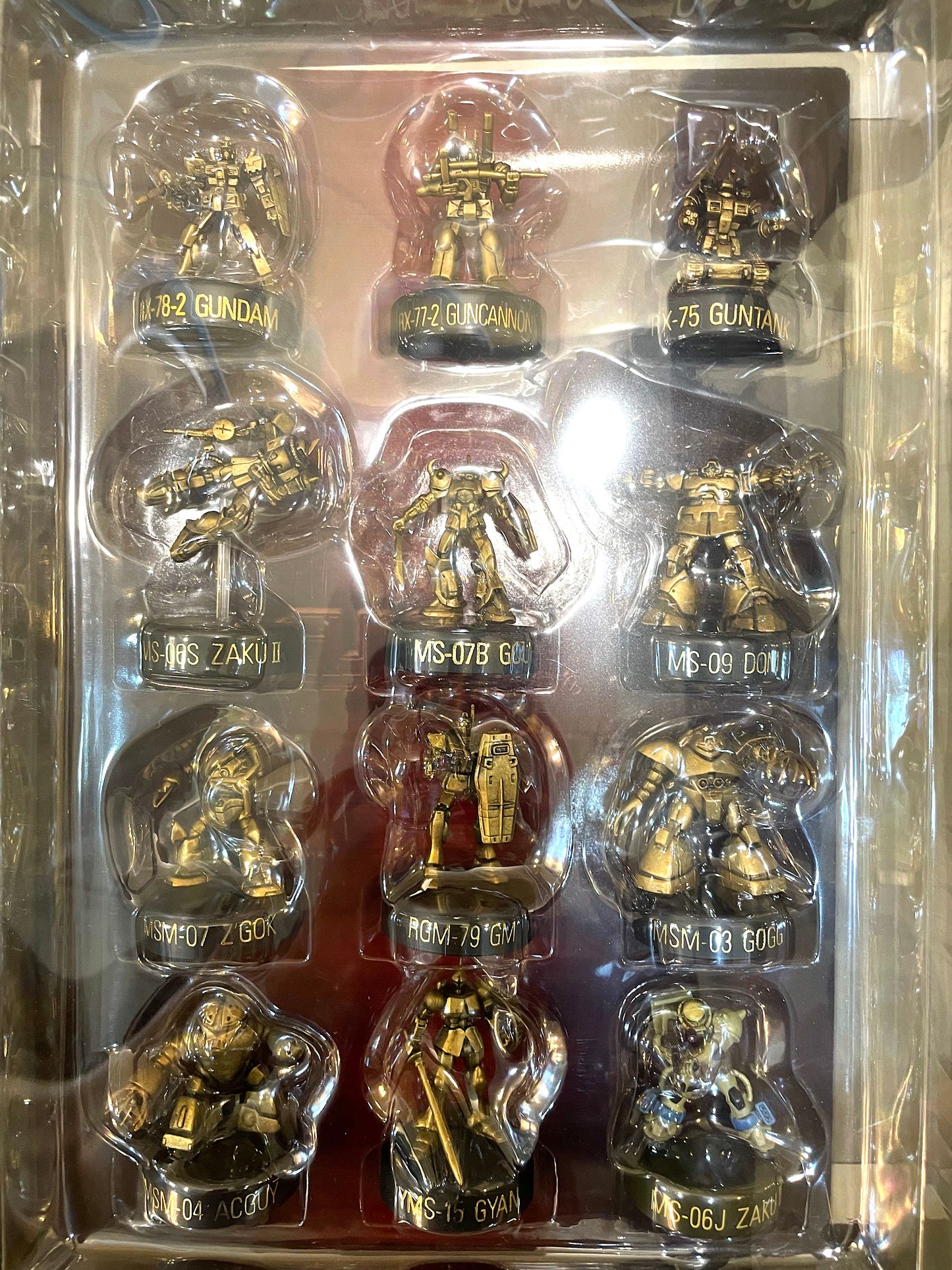 Gundam Mini figure collection Mobile Suit Gundam First Anniversary Limited Edition