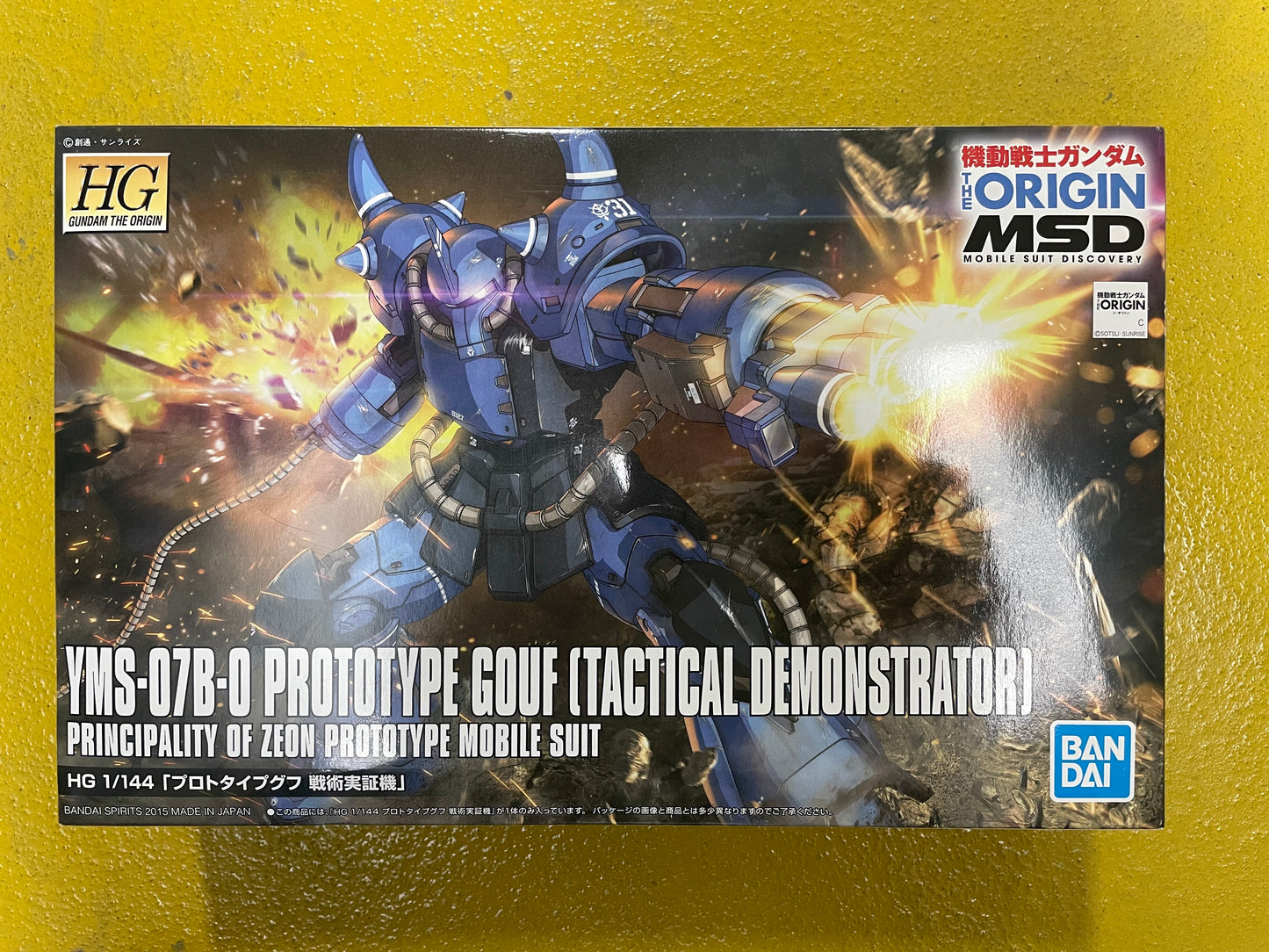 HG YMS-07B-0 Prototype Gouf (Tactical Demonstration Machine)