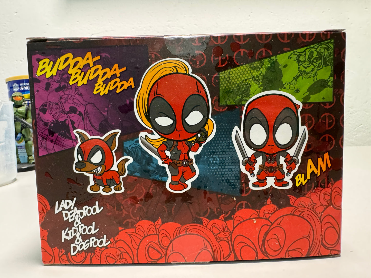 Hot Toys Cosbaby Lady Deadpool, Kidpool and Dogpool