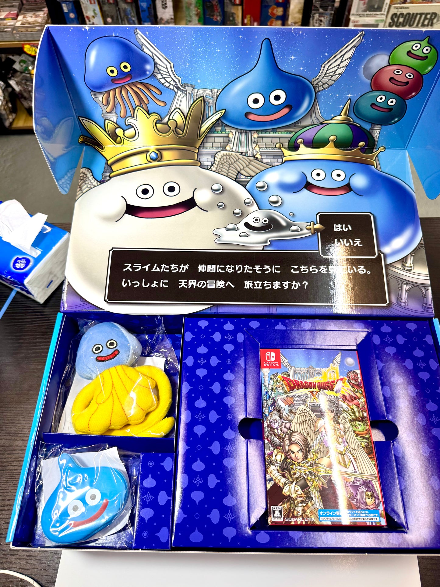 DragonQuest  X 史萊姆大冒險 套裝（僅商品，未使用，未開封）不連GAME