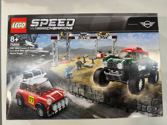 Lego 75894 Speed Champions 1967 Mini Cooper S Rally and 2018 MINI John Cooper Works Buggy