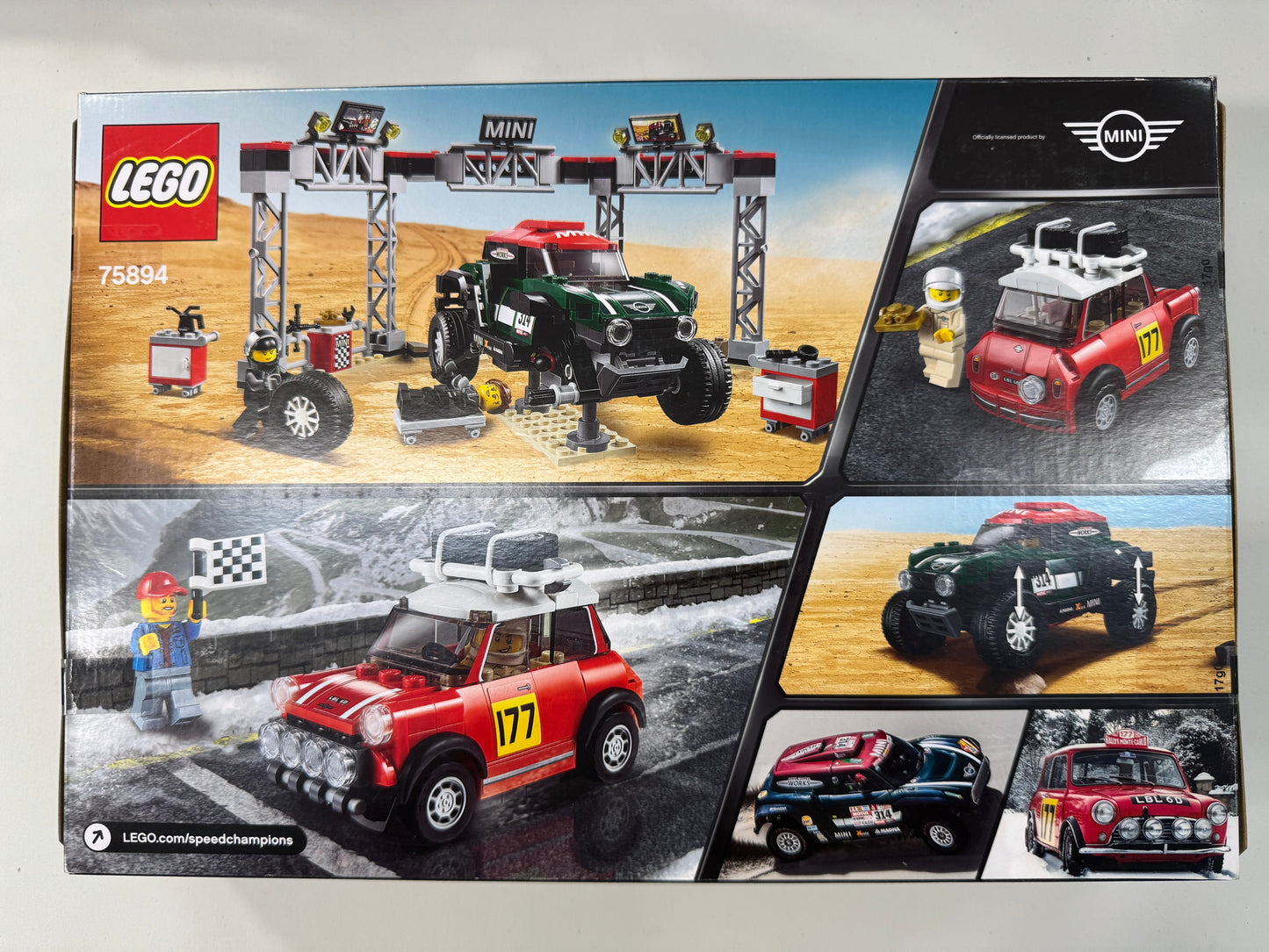 Lego 75894 Speed Champions 1967 Mini Cooper S Rally and 2018 MINI John Cooper Works Buggy