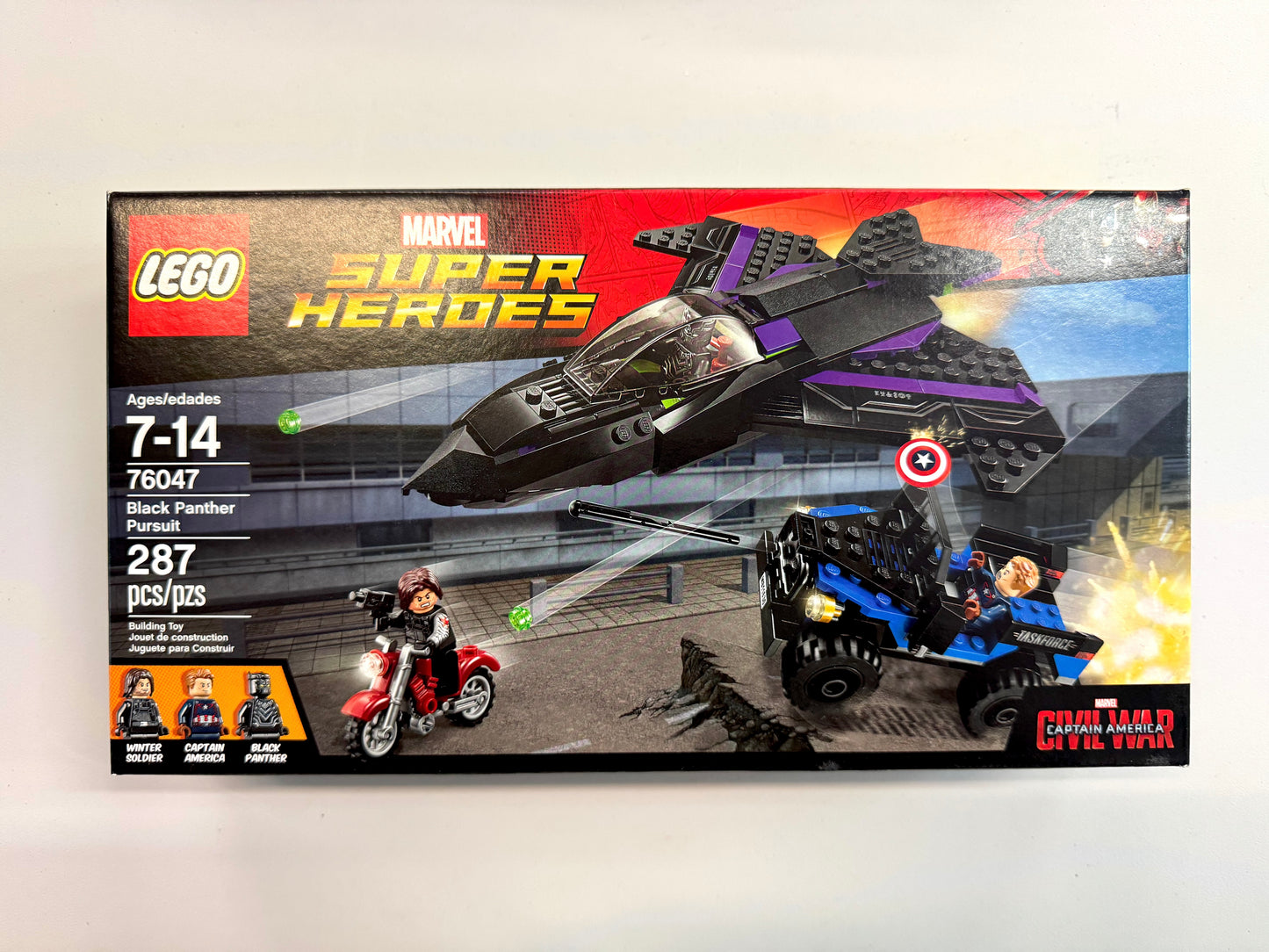 Lego 76047 Marvel Black panther Pursuit