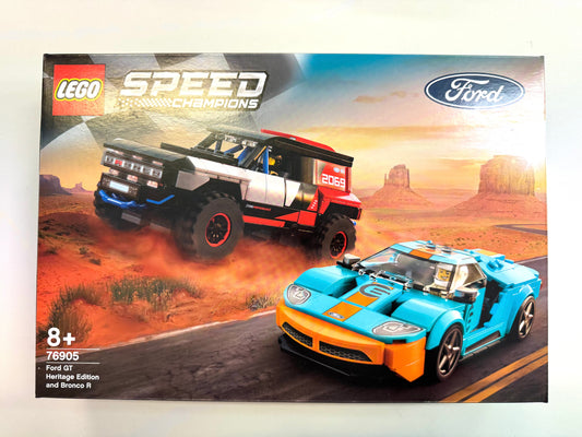Lego 76905 Speed Champions Ford GT Heritage Edition and Bronco R