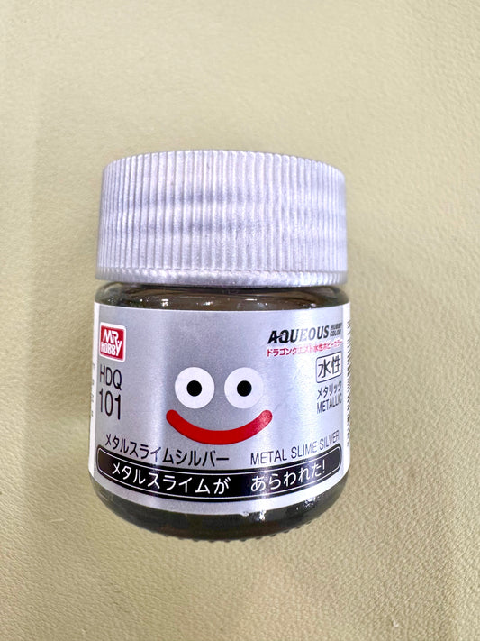 Mr Hobby  - DragonQuest HDQ101 史萊姆金屬銀色 水性油 (Metallic)