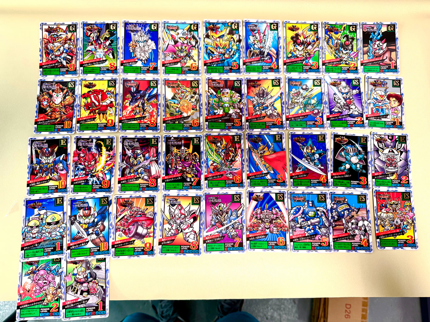 SD Gundam BATTLE OF KNIGHTS 外伝 第一彈 白咭 全36種