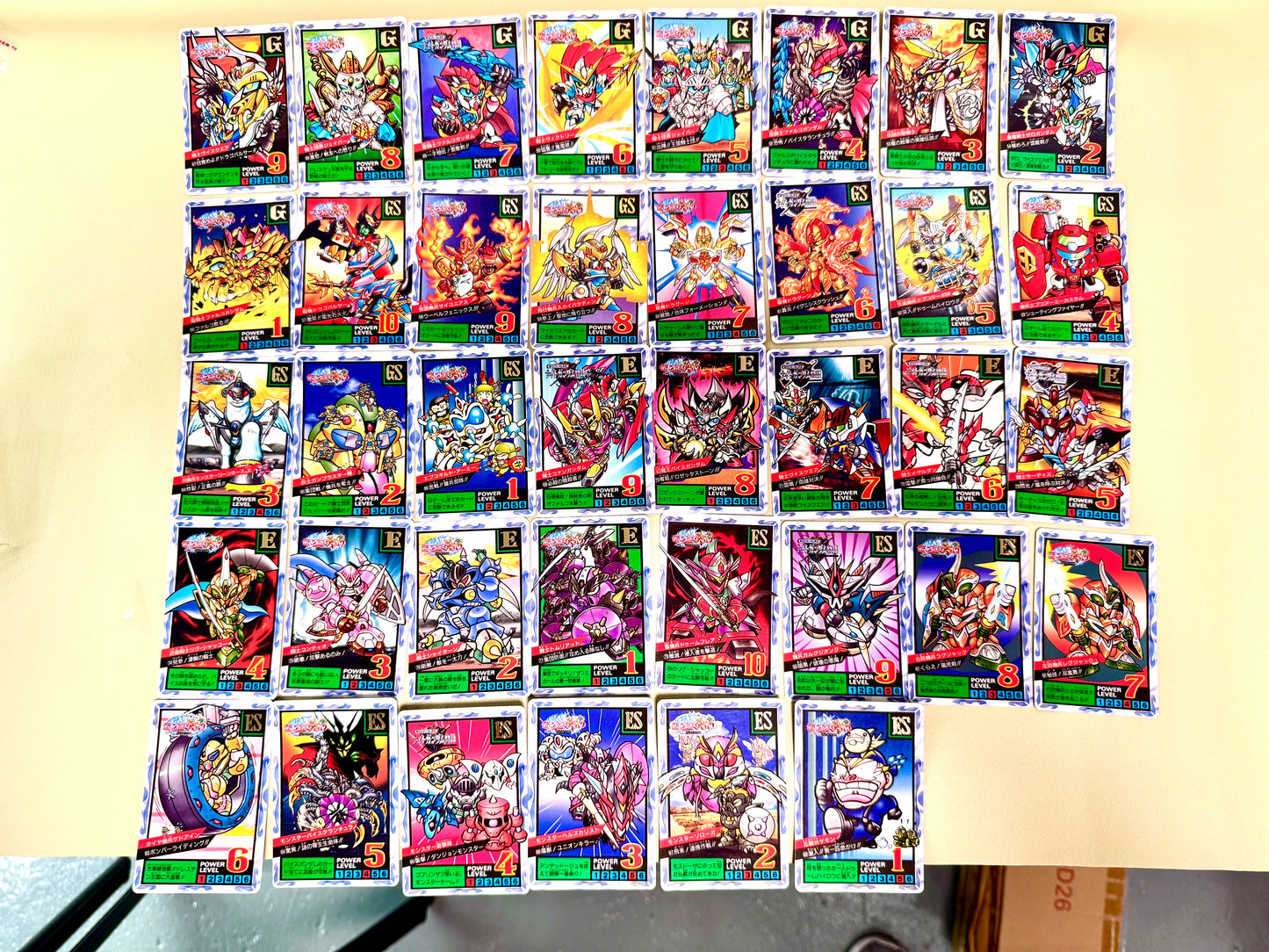 SD Gundam BATTLE OF KNIGHTS 外伝 第二彈 白咭 全38種