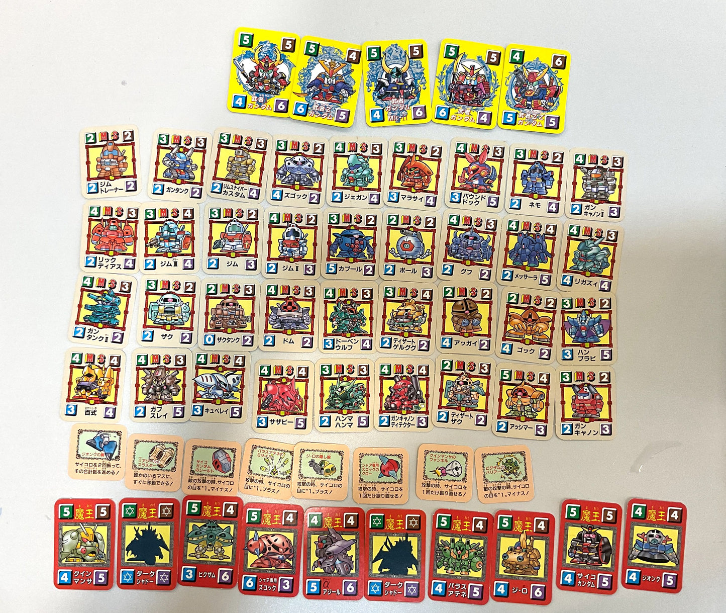 SD Gundam 桌遊 武者5人眾編